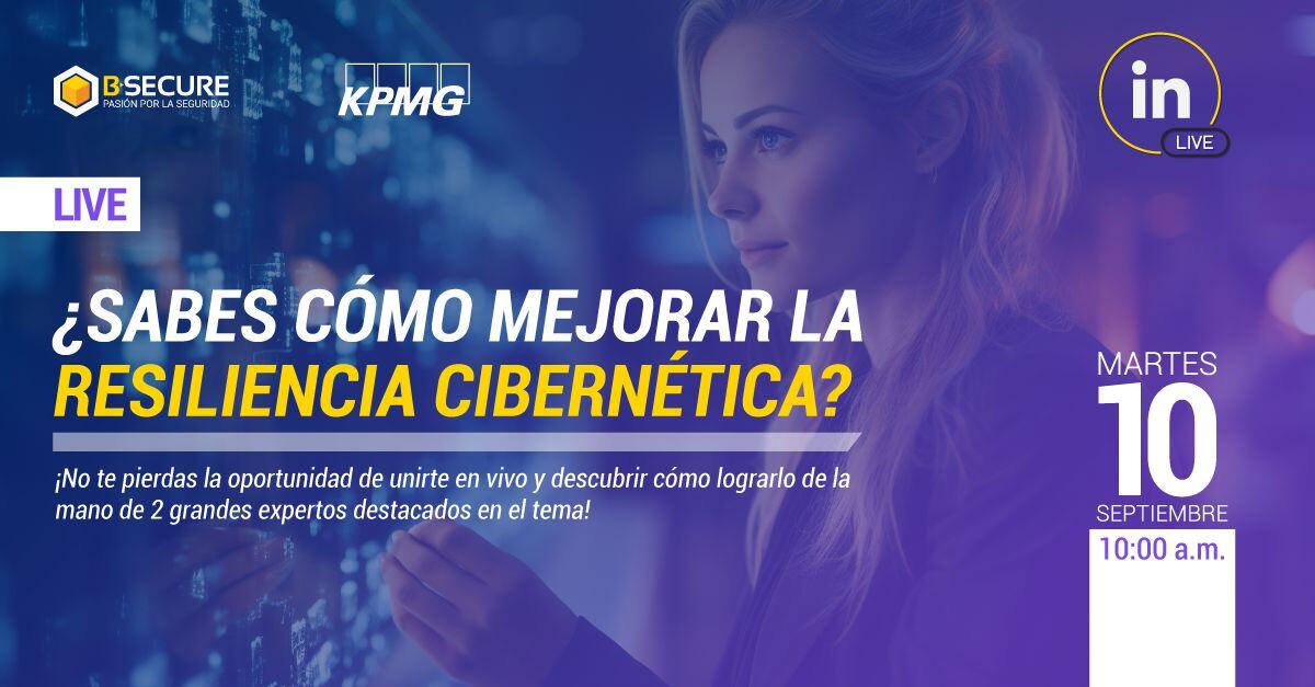 LinkedIn Live B-SECURE - KPMG 2